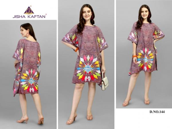 Jelite Kurti Kaftan 6 Printed Polyester Designer Kaftan Collection